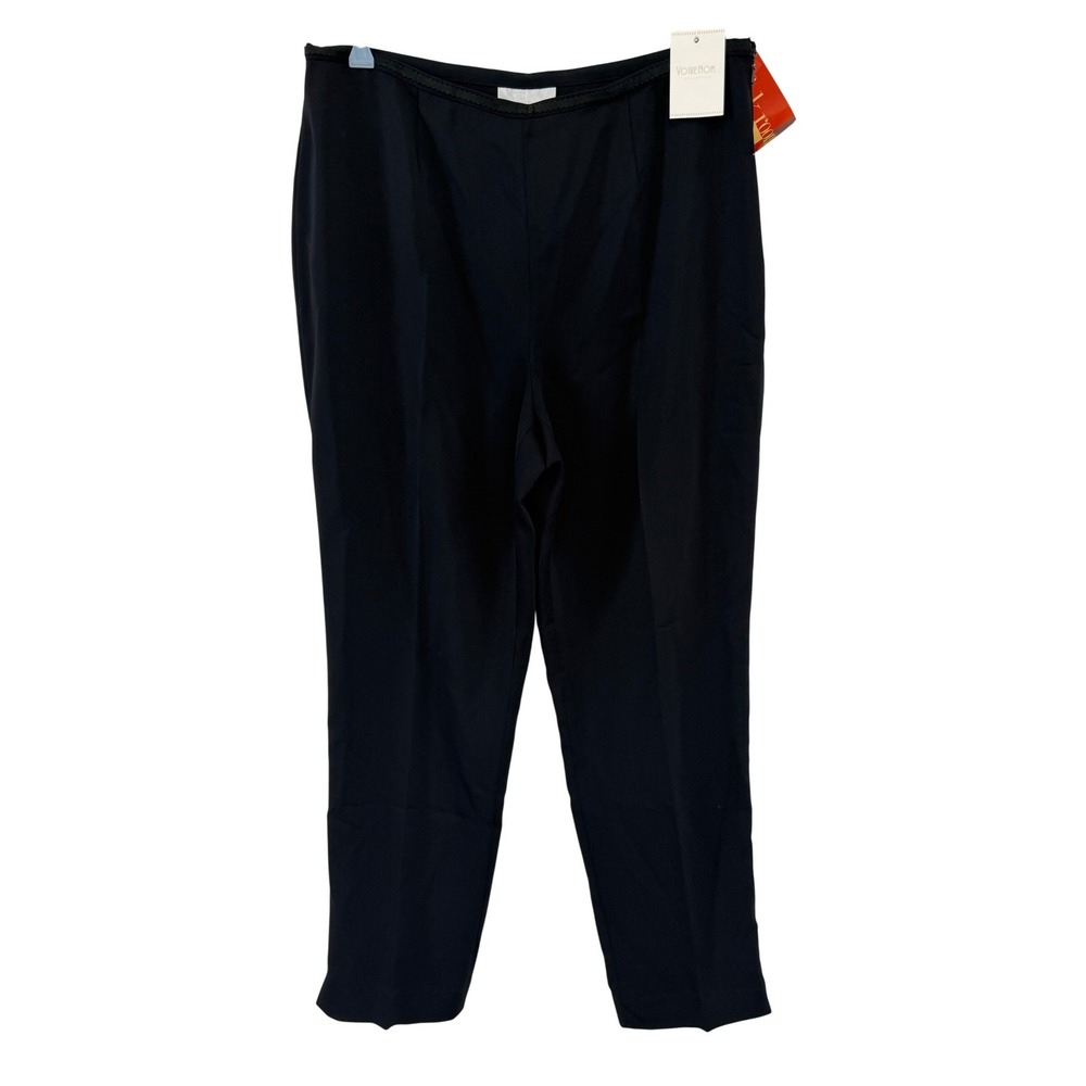 Votre Nom Collection Black Dress Pants Women's Sz 14‎ Straight Leg